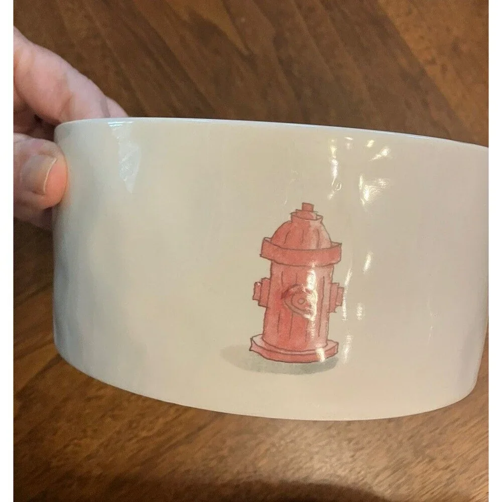 Rae Dunn Dog Dish Water Bowl Artisan Collection by Magenta 